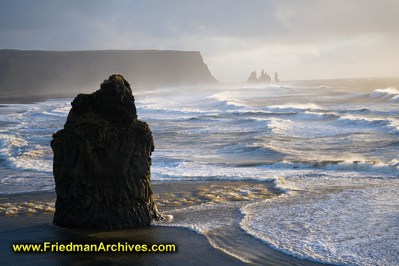 nature,coast,good light,rocks,ocean,water,beach,fog,magnificiant,iceland,